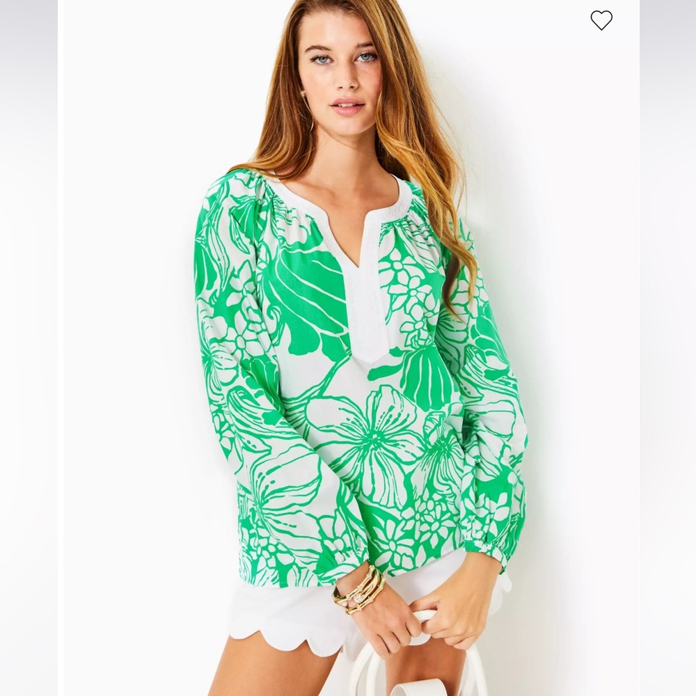 Lilly Pulitzer Camryn Tunic Top. Medium. Like New!